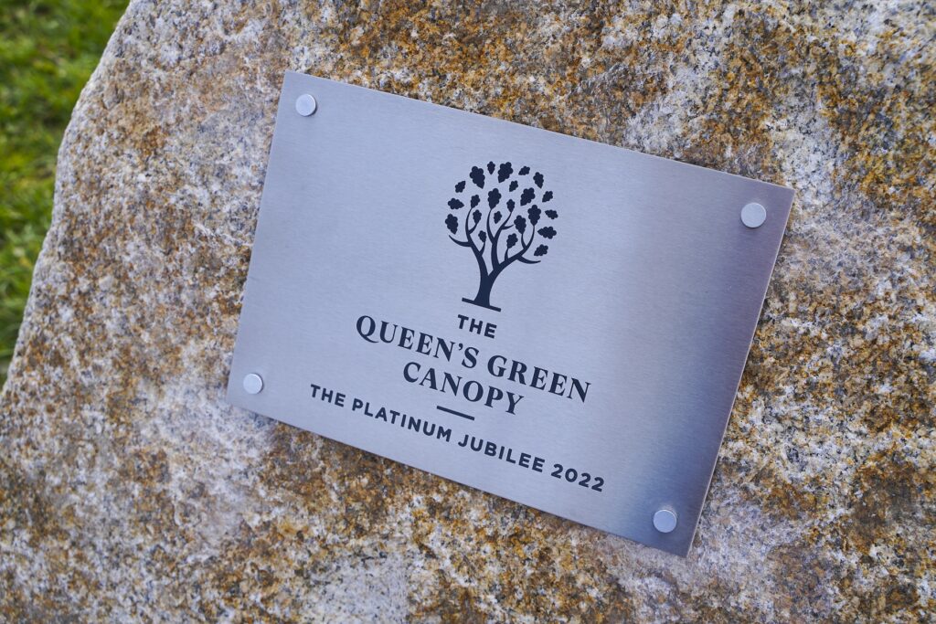The Queen’s Green Canopy as part of Her Majesty’s Platinum Jubilee celebrations