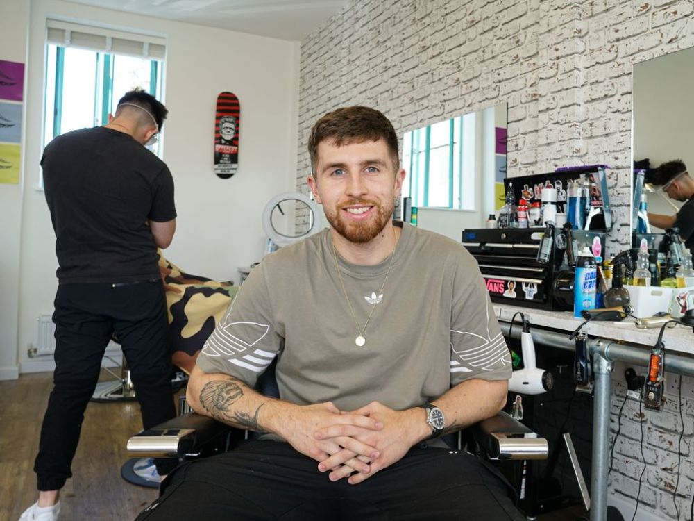 Danny, owner of the Barber Lounge