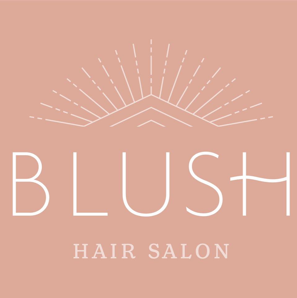 Blush hair and beauty logo