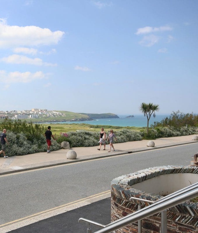 Image Of The Sea From One Of Newquay Holiday Lettings' Properties