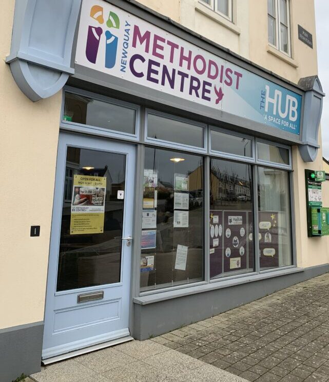 Storefront Of The Newquay Methodist Church