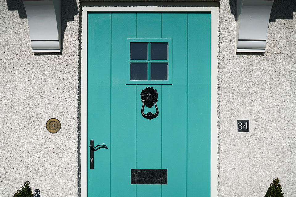 Front Door Of A House In Nansledan