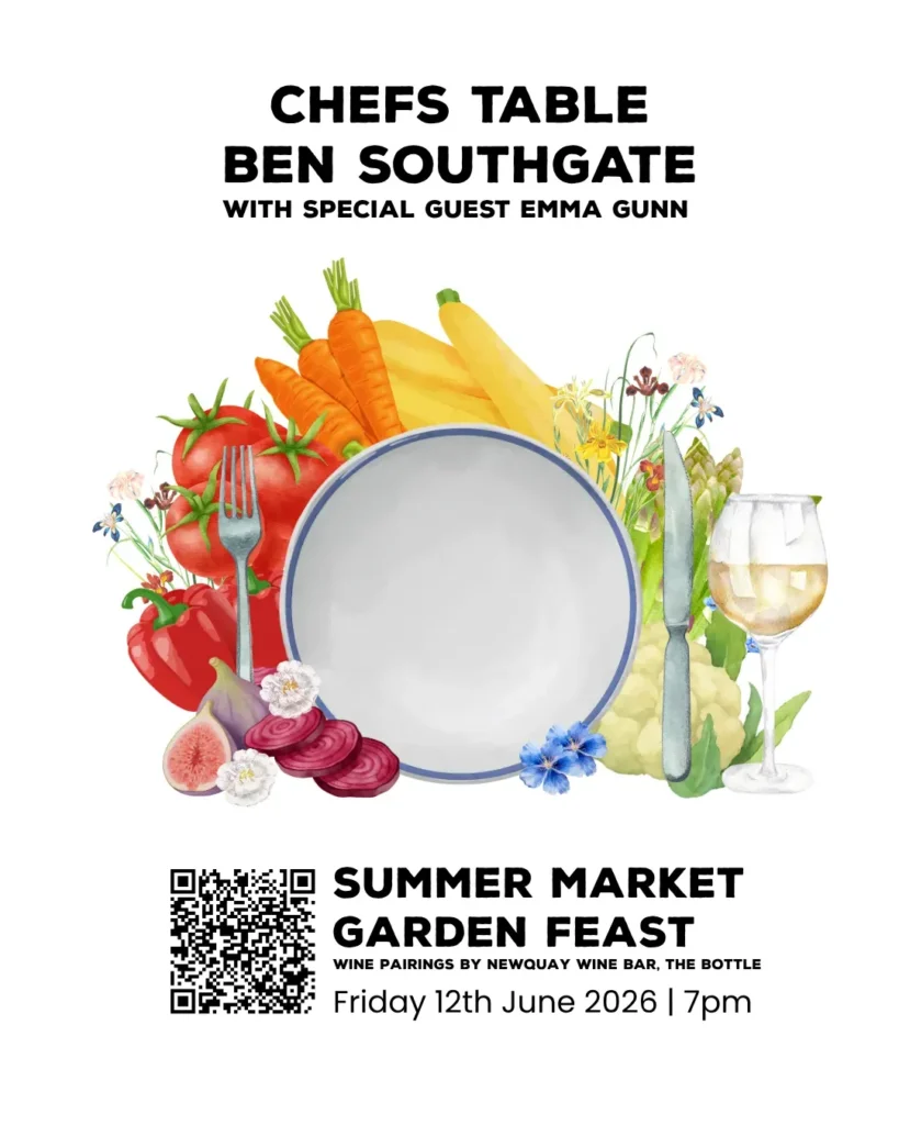 12th June Newquay Orchard Chefs Table